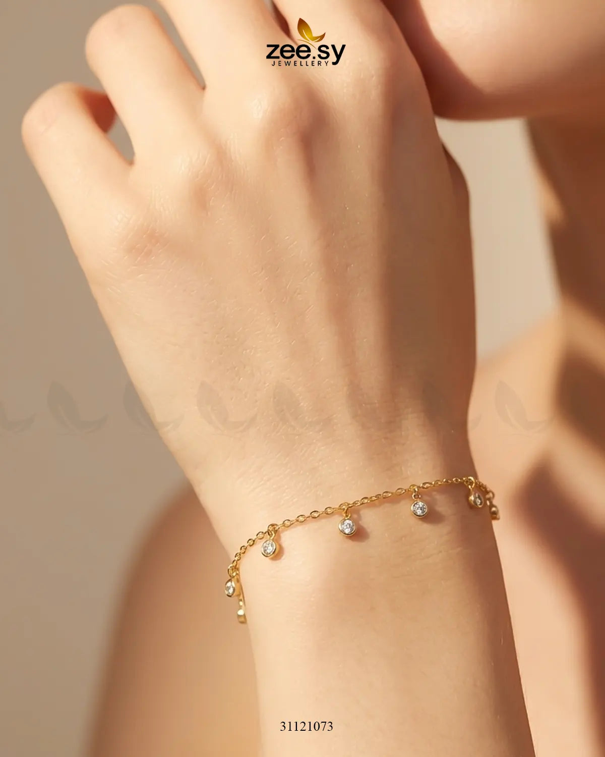 Dainty Drop Dangle Bracelet Bracelet - Zeesy Jewellery Pakistan | Premium Artificial & Imitation Jewellery