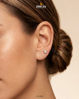 Dainty Star Crystal Stud Earrings