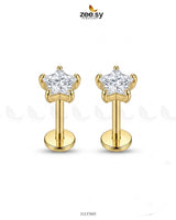 Dainty Star Crystal Stud Earrings
