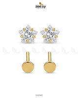 Dainty Star Crystal Stud Earrings