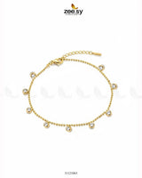 Dainty Tiny Dangle Bracelet - Zeesy.pk