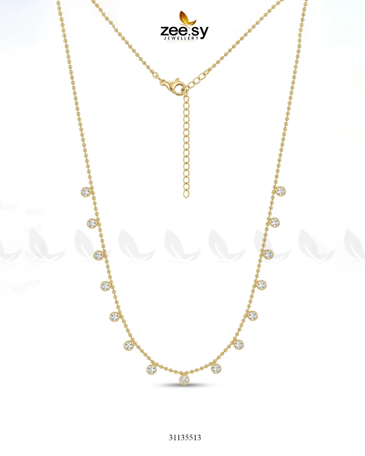 Dainty Tiny Dangle Chain chains - Zeesy Jewellery Pakistan | Premium Artificial & Imitation Jewellery