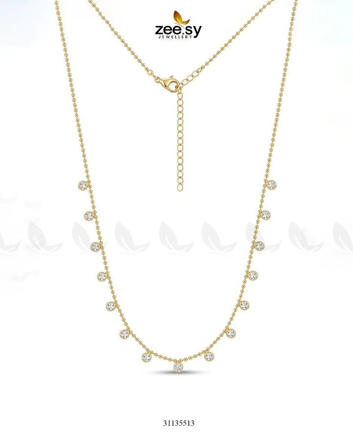 Dainty Tiny Dangle Chain chains - Zeesy Jewellery Pakistan | Premium Artificial & Imitation Jewellery