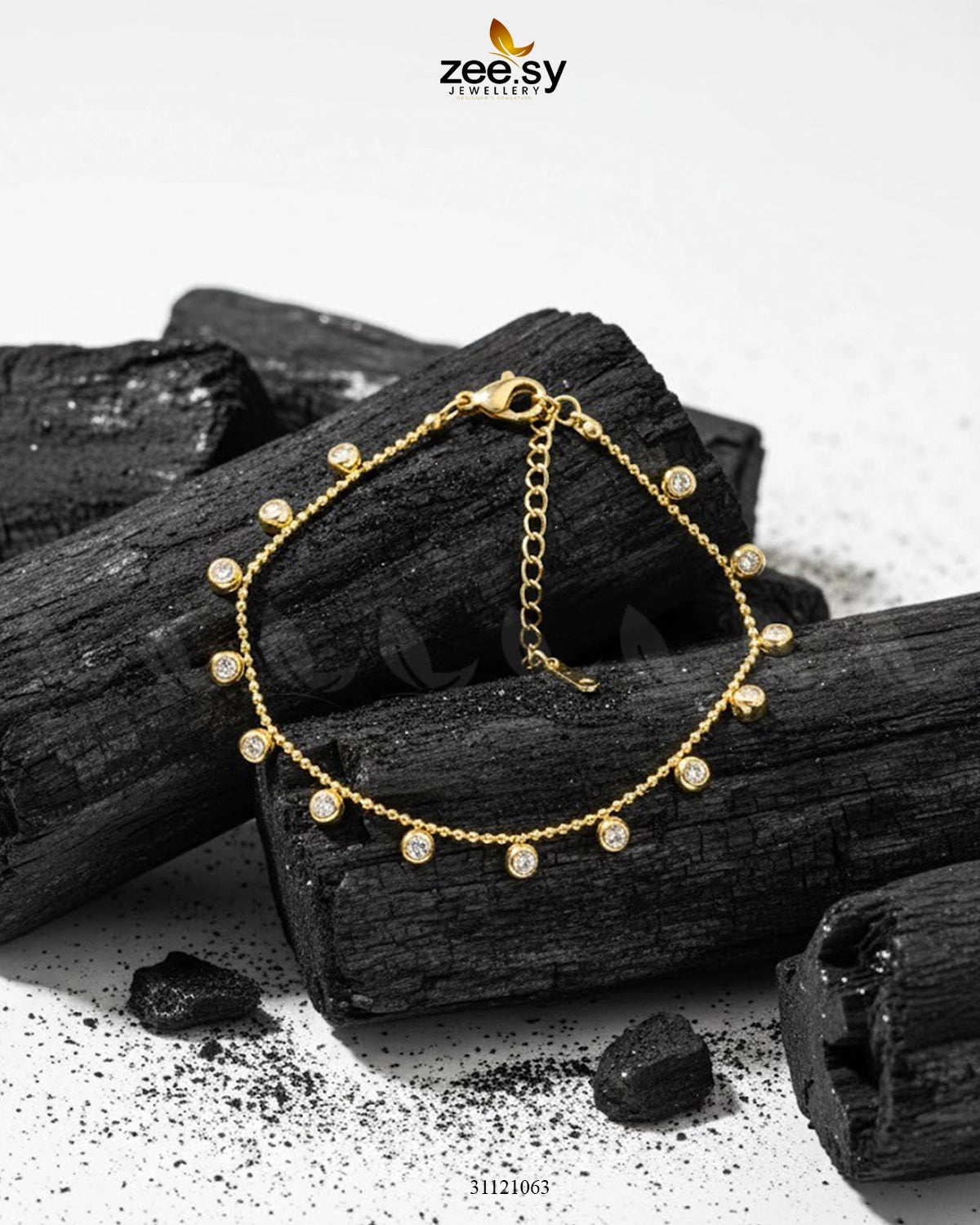 Dainty Tiny Dangle Bracelet - Zeesy Jewellery