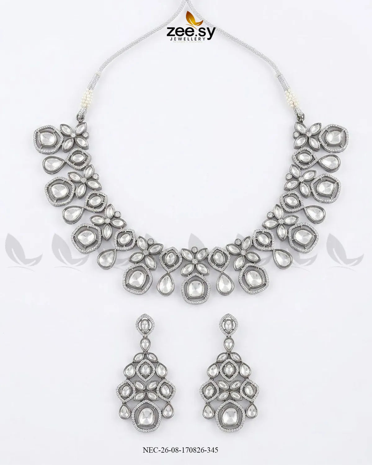 Dawn Crescent Kundan Necklace Set