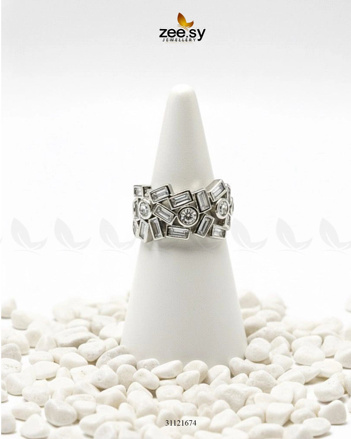 Dazzling Cut Cluster Ring - Zeesy Jewellery