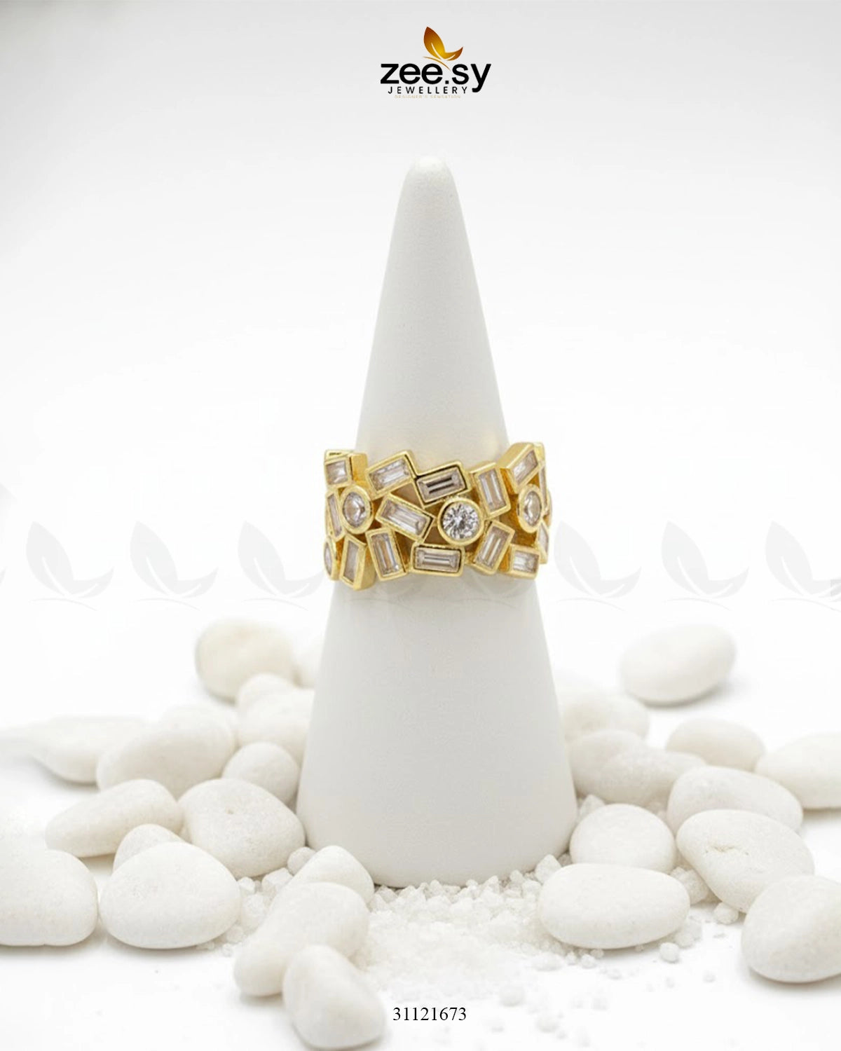 Dazzling Cut Cluster Ring - Zeesy Jewellery