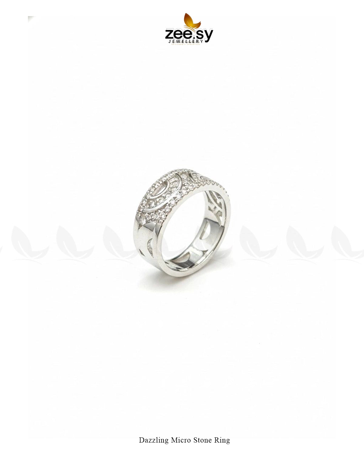 Dazzling Micro Stone Ring - Zeesy Jewellery