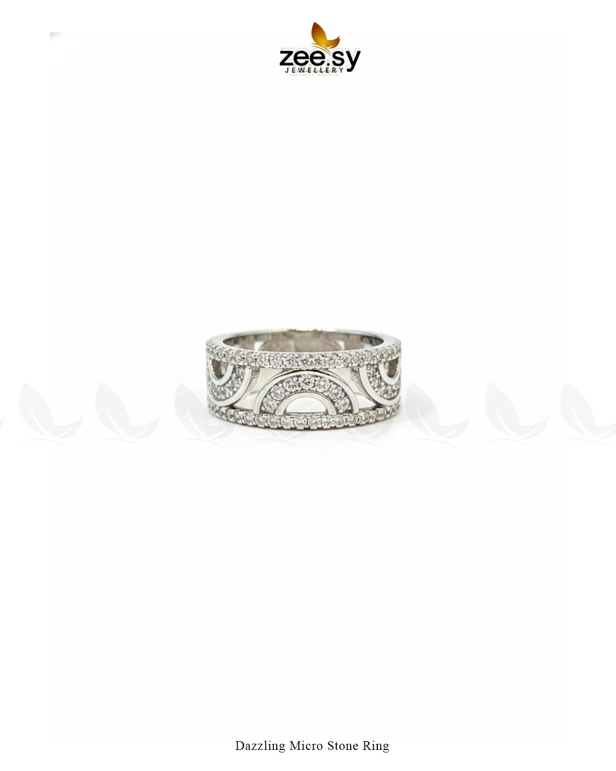 Dazzling Micro Stone Ring - Zeesy Jewellery