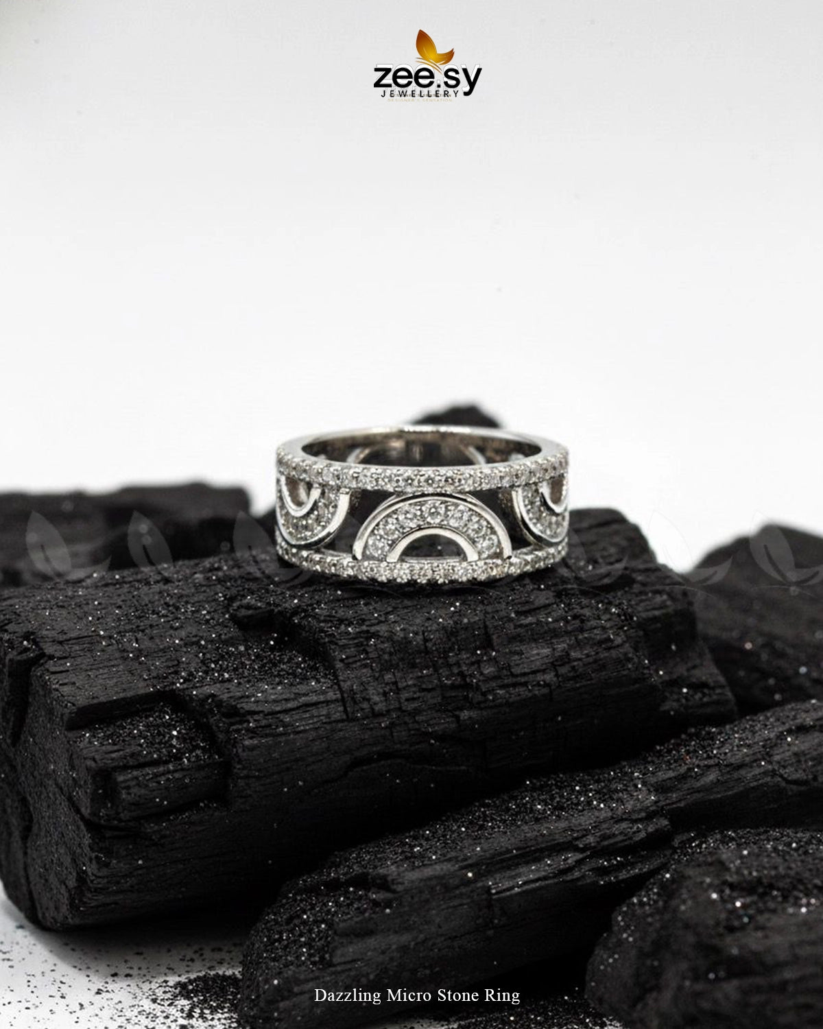 Dazzling Micro Stone Ring - Zeesy Jewellery