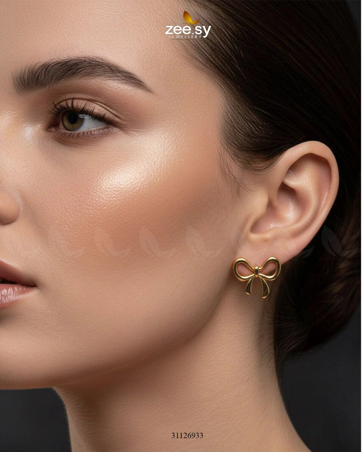 Delicate Ribbon Bow Pendant Set - Zeesy Jewellery