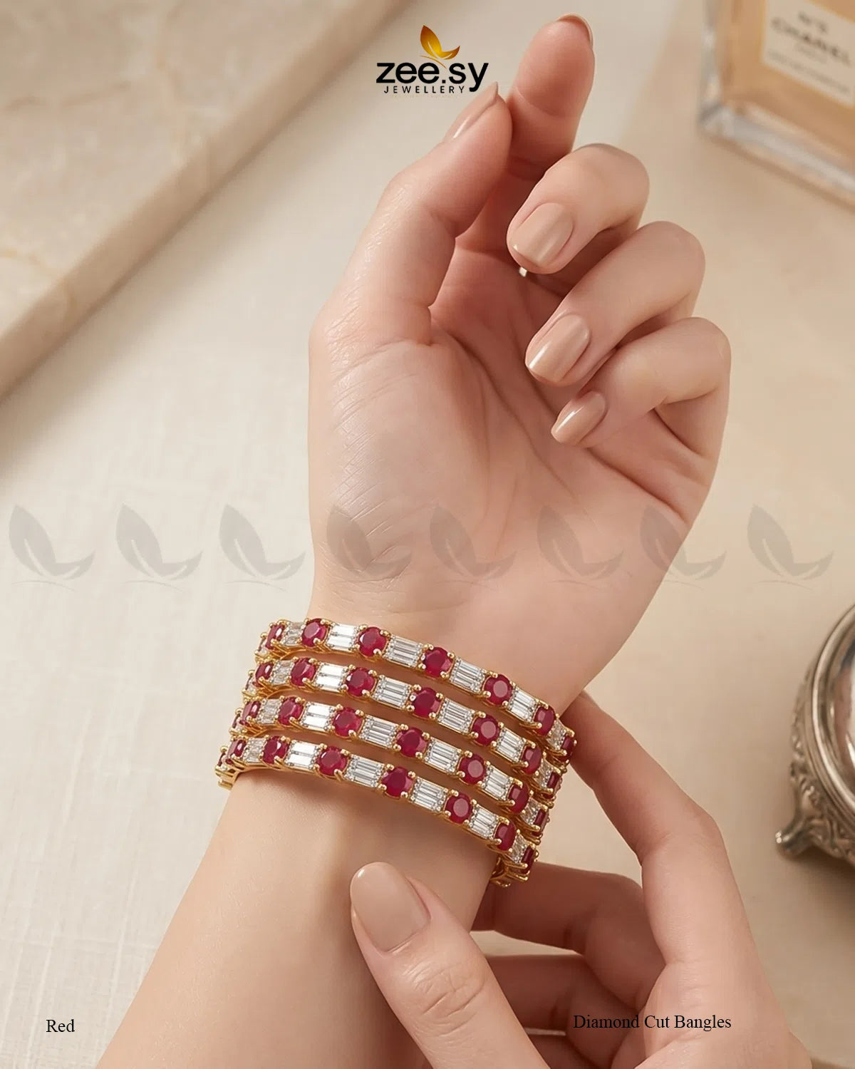 Diamond Cut Bangles