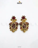 Diana Ruby Beads Earrings