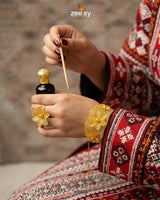 Dinar Carved Baai Bangle Ring Set - Zeesy Jewellery