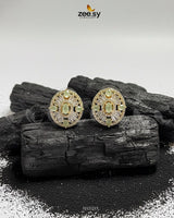 Disc Cluster Studs Earrings - Zeesy Jewellery