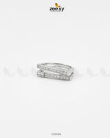 Double Trouble Cluster Pave Ring - Zeesy Jewellery