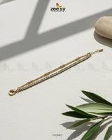 Double Charm Crystal Bracelet - Zeesy Jewellery