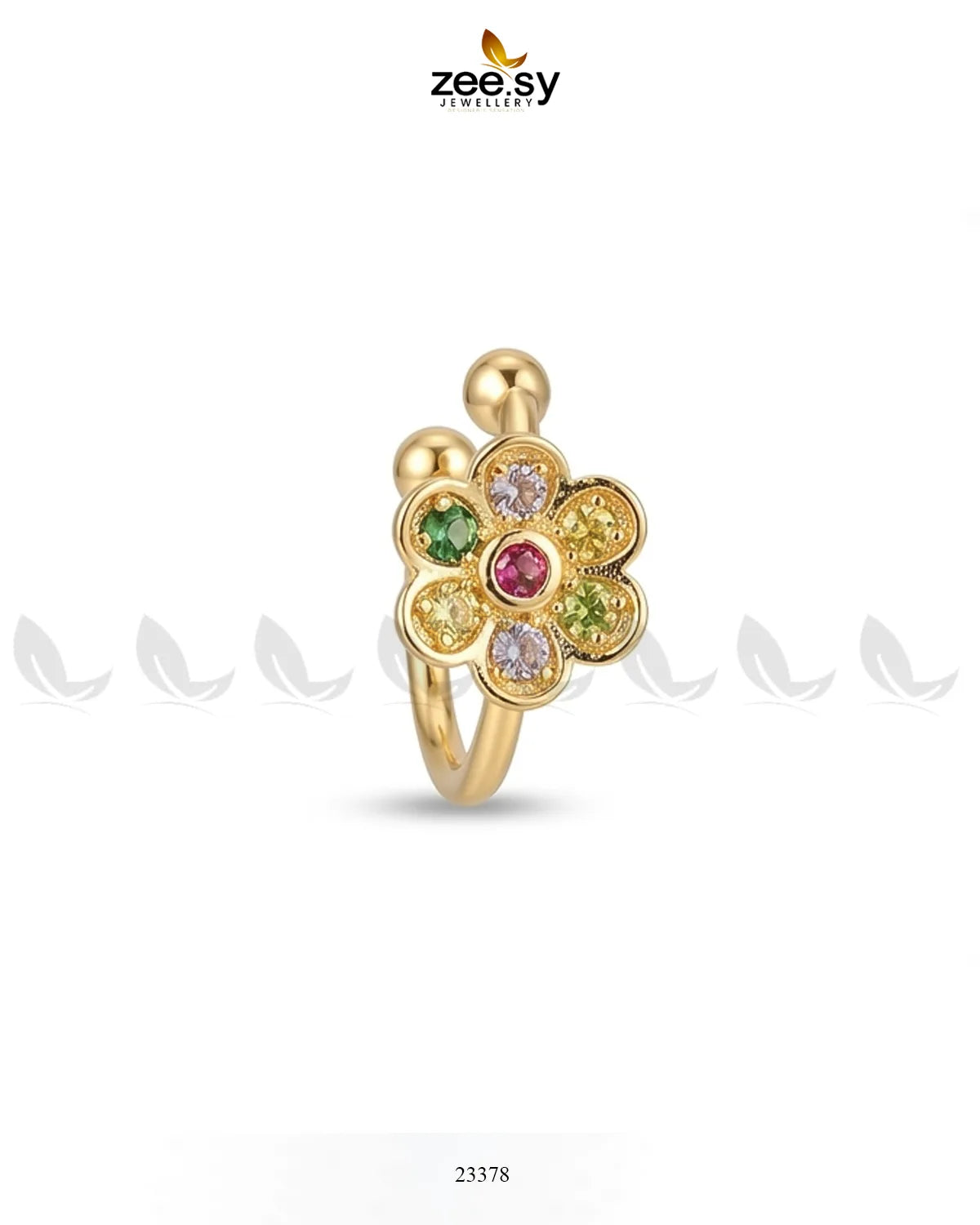 Buttercup Bloom Modern Ear Cuff Earrings - Zeesy Jewellery Pakistan | Premium Artificial & Imitation Jewellery