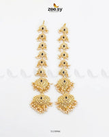 Earrings - 0542 Black Pearl Earrings - Zeesy Jewellery Pakistan | Premium Artificial & Imitation Jewellery