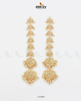 Earrings - 0542 Pink Pearl Earrings - Zeesy Jewellery Pakistan | Premium Artificial & Imitation Jewellery