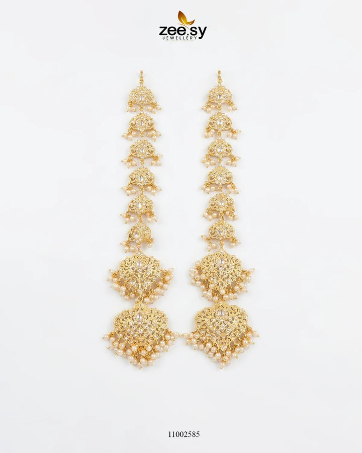 Premium long Pearl Drop Earring Earrings - Zeesy Jewellery Pakistan | Premium Artificial & Imitation Jewellery