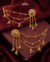 Elara Floral Pearl Earrings Earrings - Zeesy Jewellery Pakistan | Premium Artificial & Imitation Jewellery