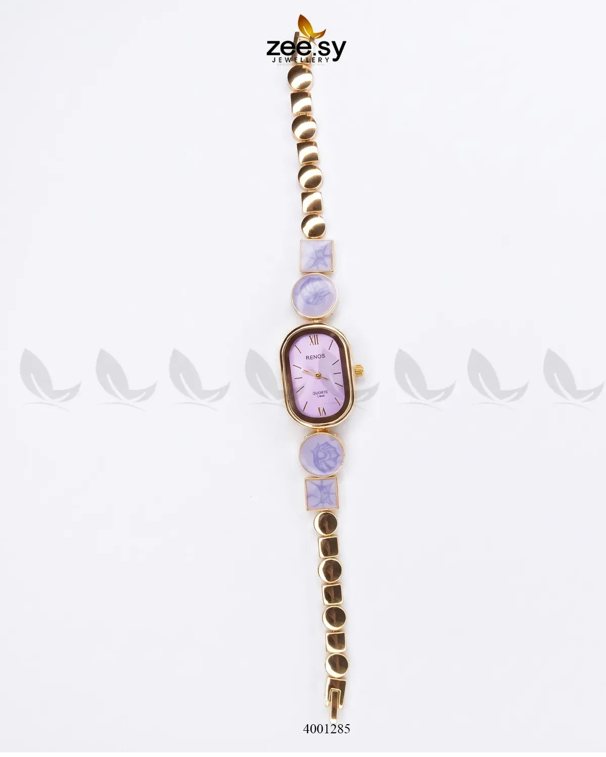 Elegant pastel purple wrist watch by AJ03 featuring a sleek design and a round dial, perfect for accessories and everyday wear.