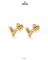 Elegant Vertex Minimal Earring