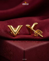 Elegant Vertex Minimal Earring