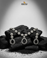 Elegant Heart Cluster Necklace Set - Zeesy Jewellery