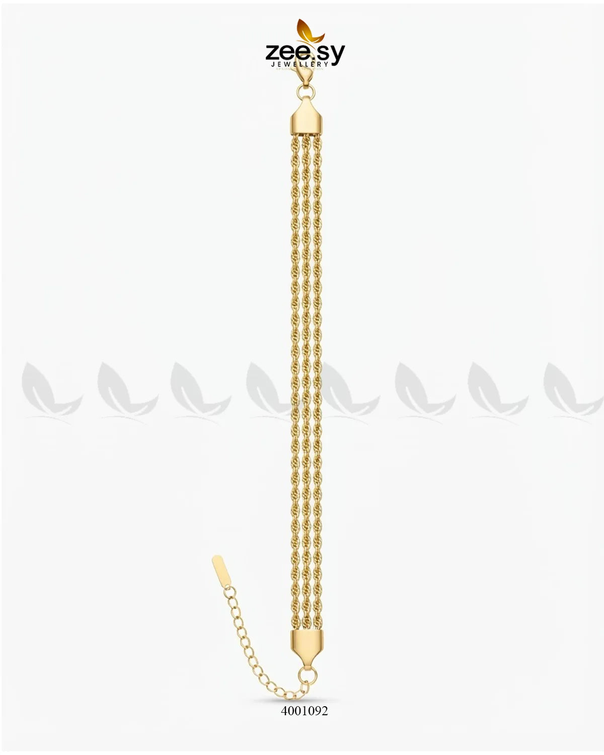 Elegant Twisted Chain Bracelet Bracelet - Zeesy Jewellery Pakistan | Premium Artificial & Imitation Jewellery