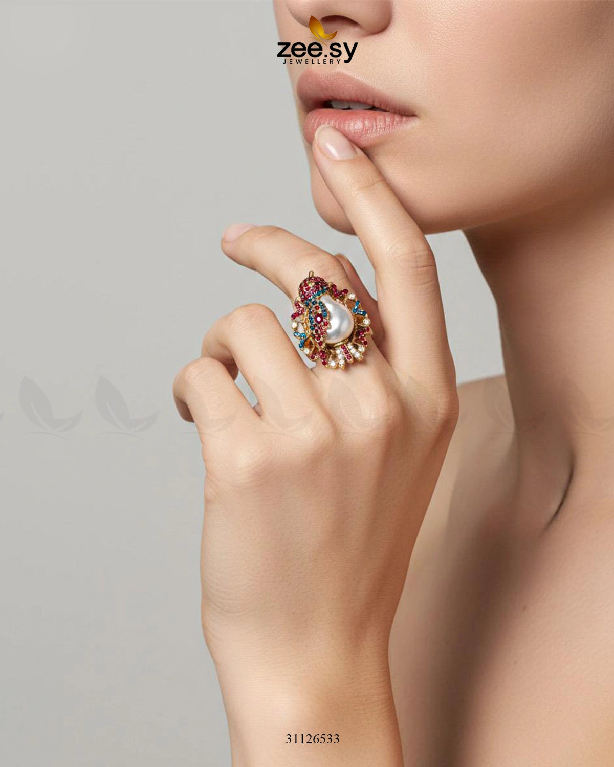 Embellished Turkish Fancy Ring