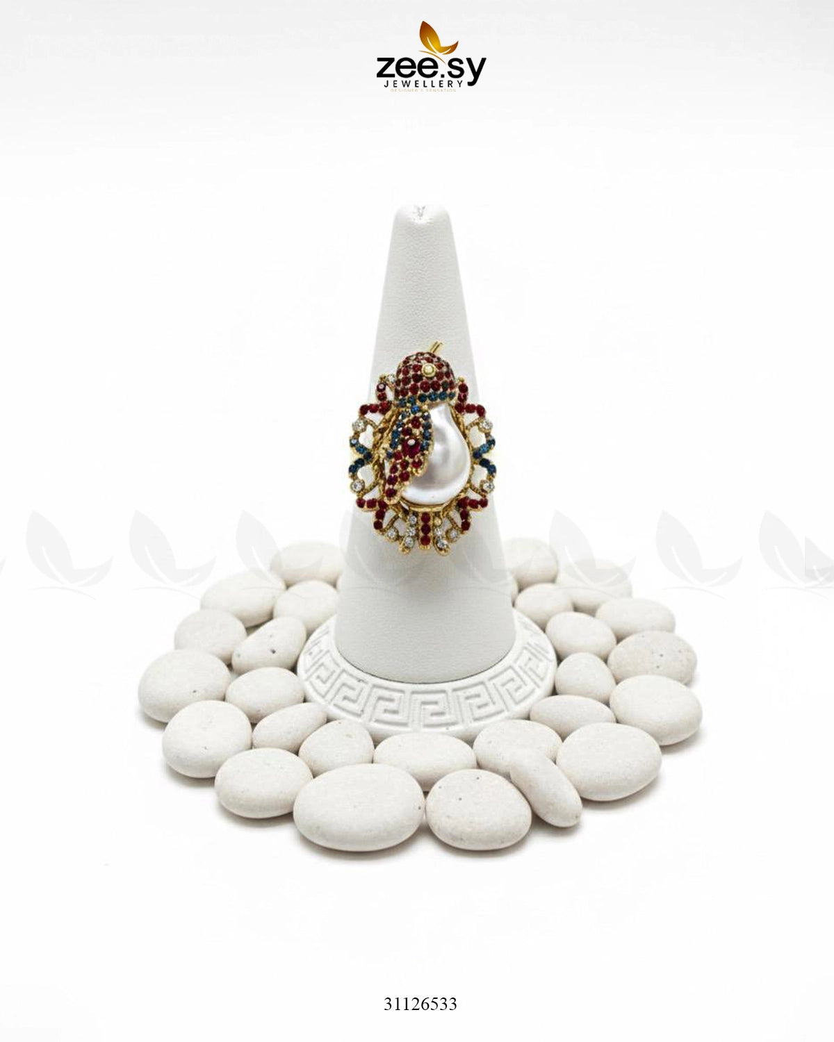 Embellished Turkish Fancy Ring