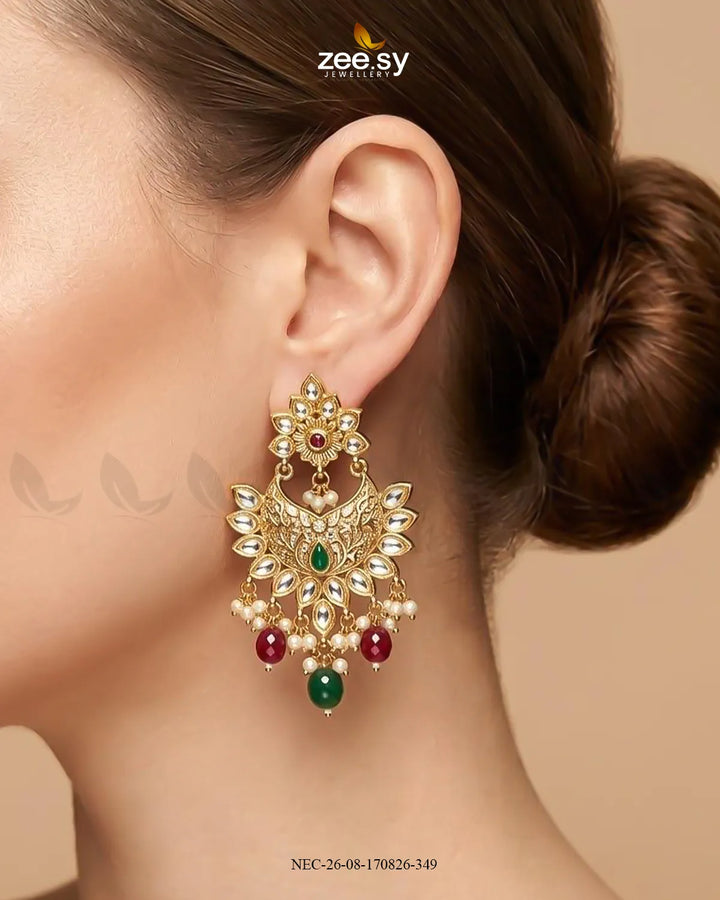 Ember Chand Crescent Necklace Set