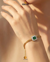 Embrel Curb Charm Bracelet Bracelet - Zeesy Jewellery Pakistan | Premium Artificial & Imitation Jewellery