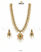 Emerald Vine Pearl Malla Set - Zeesy.pk