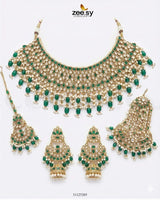 Eminent Wide Gilded Bridal Set by RHS09 featuring intricate designs and elegant gold detailing.