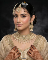 Eminent Wide Gilded Bridal Set - Zeesy.pk