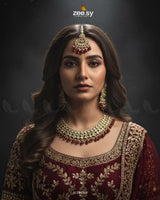 Eminet Braod Gilded Bridal Set - Zeesy Jewellery