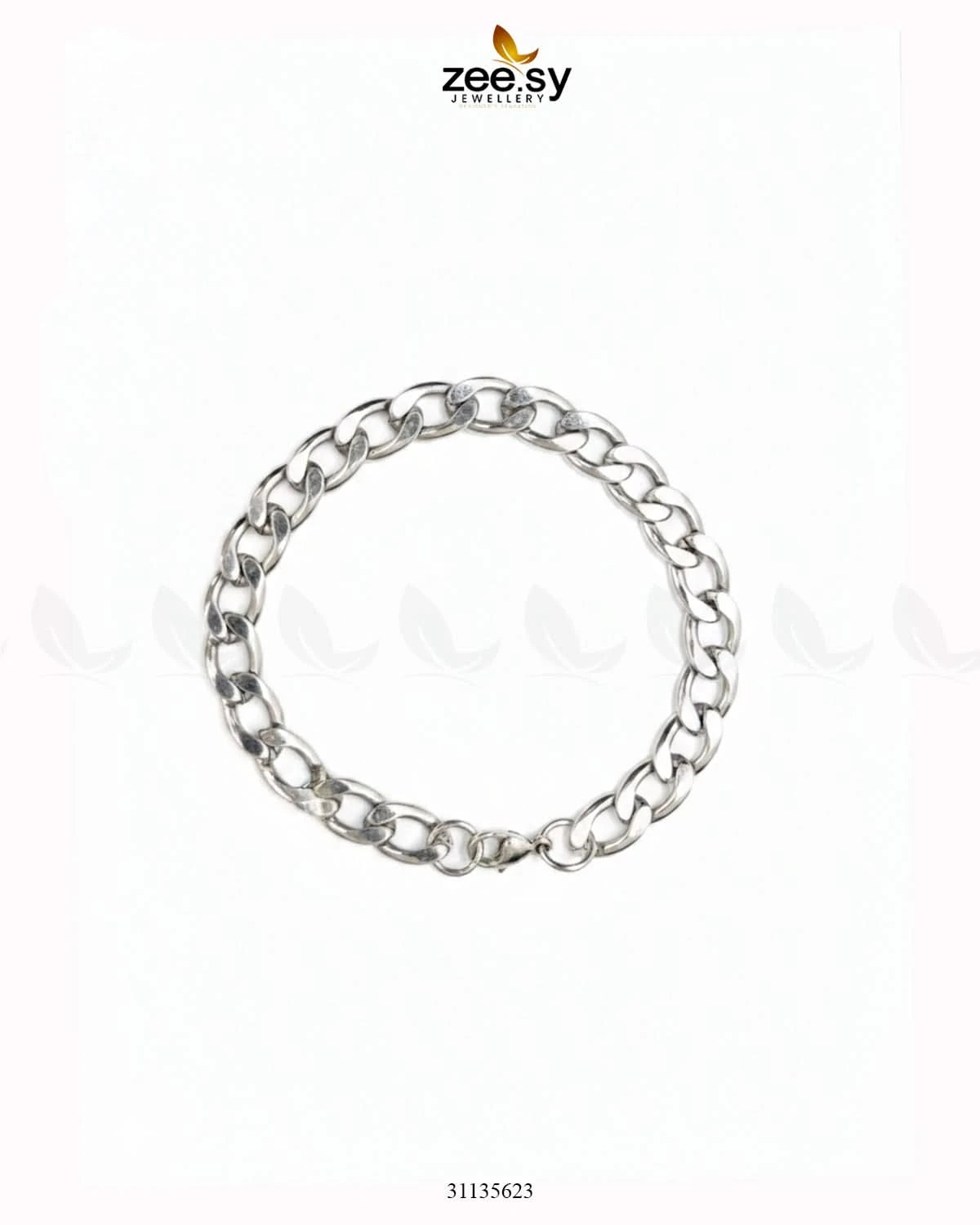 Empress Small Chain Bracelet for Men Silver - Zeesy Jewellery