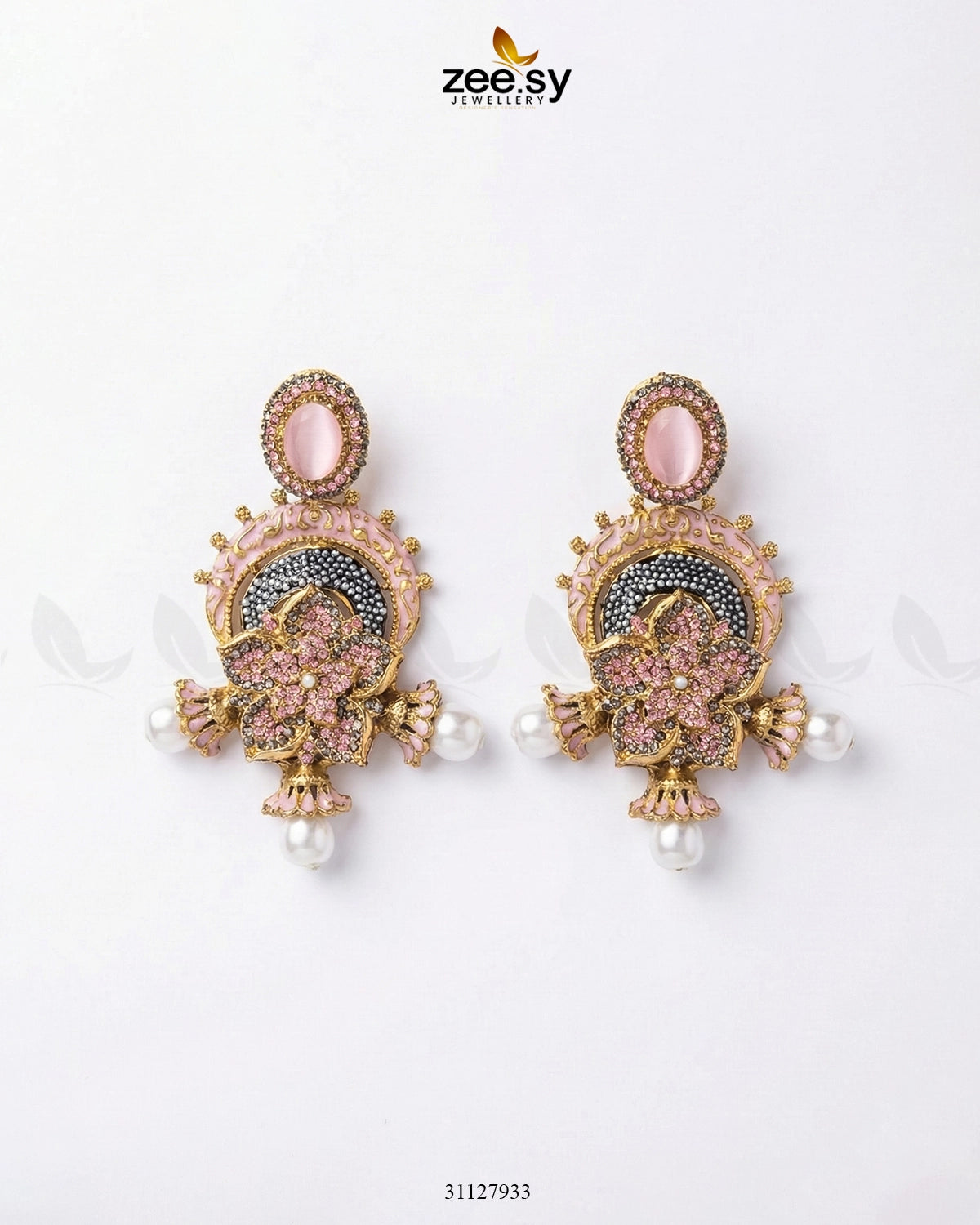 Enchanted Garden Pearl Earrings - Zeesy Jewellery