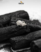 Wave Grace Cluster Pave Ring - Zeesy Jewellery