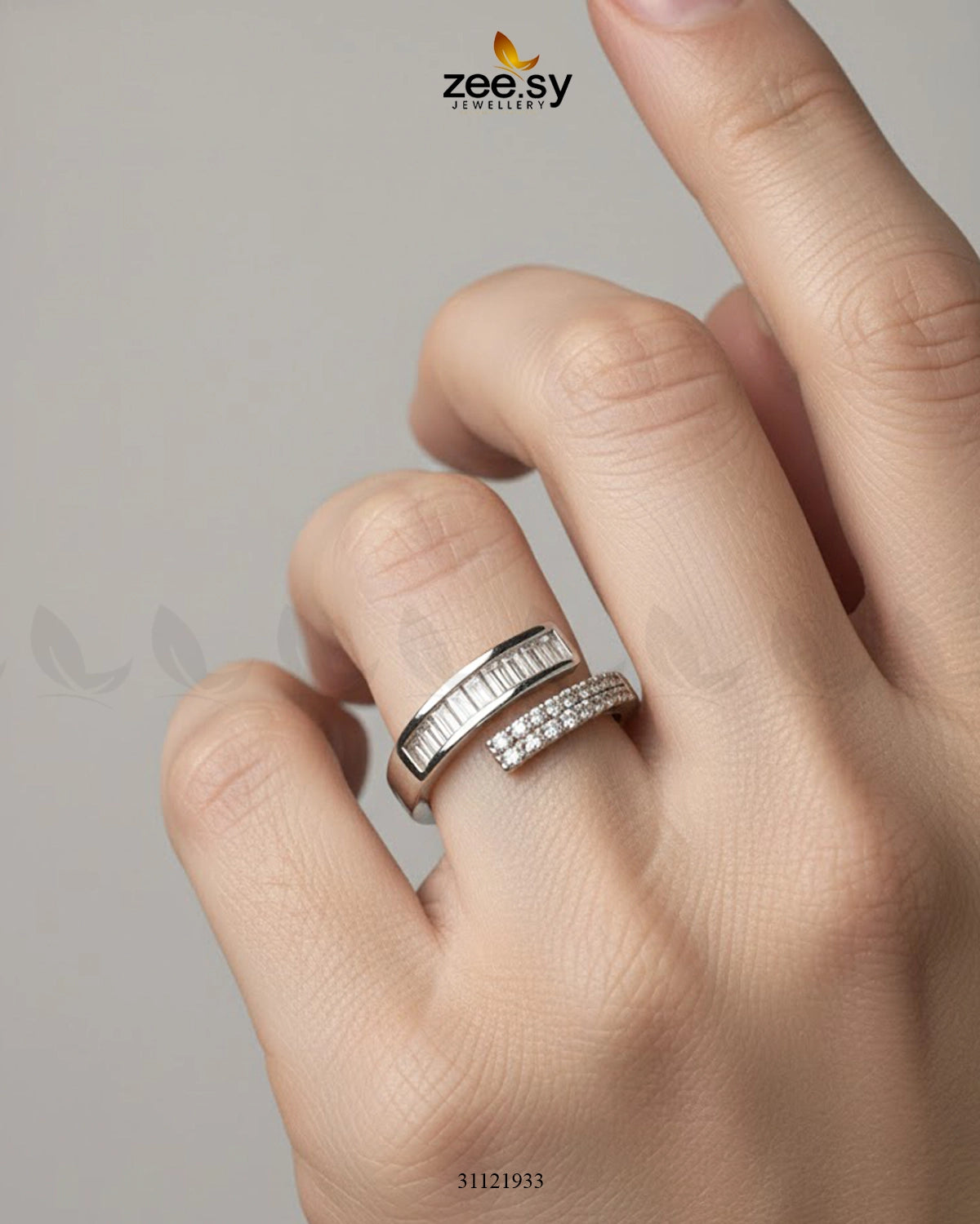 Eternity Pave Crystal Ring - Zeesy Jewellery