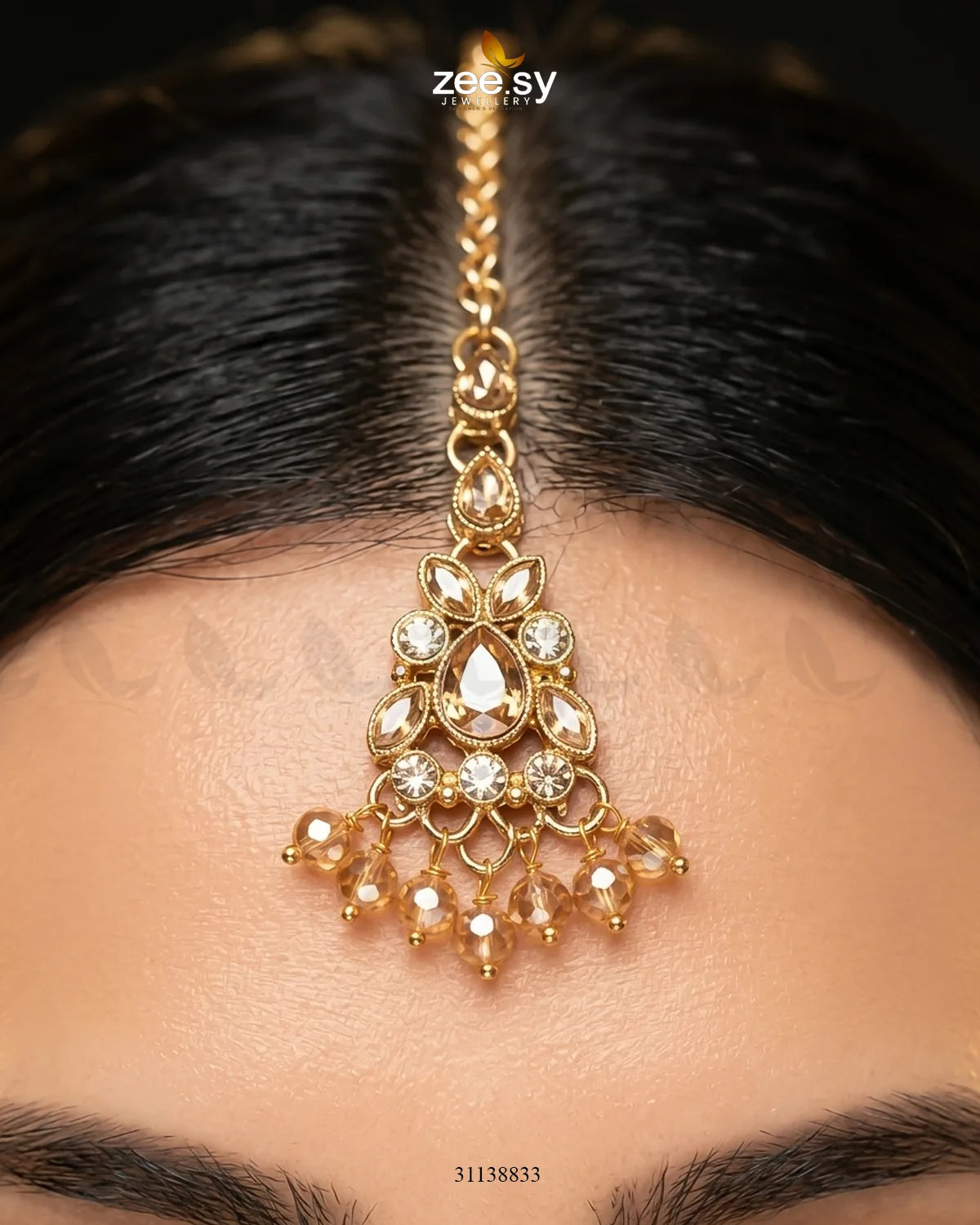 Ethereal Gemstone Beads Necklace Set Necklace Sets - Zeesy Jewellery Pakistan | Premium Artificial & Imitation Jewellery