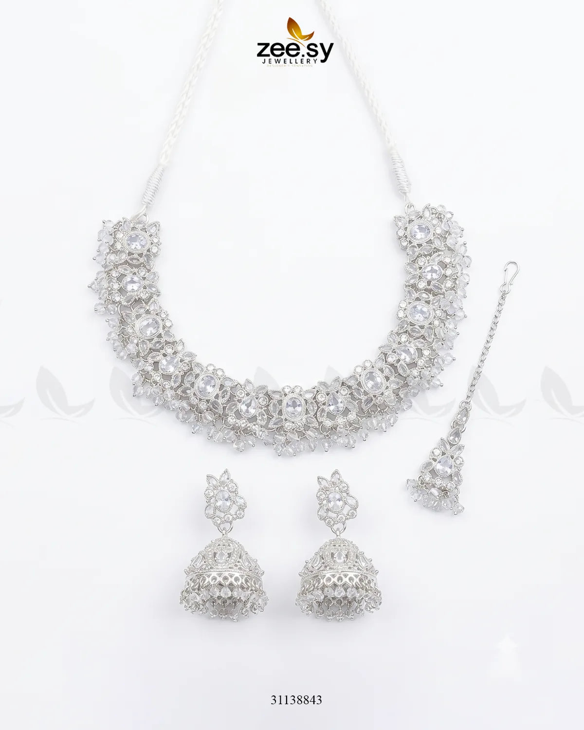 Ethereal Gemstone Beads Necklace Set Necklace Sets - Zeesy Jewellery Pakistan | Premium Artificial & Imitation Jewellery