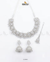 Ethereal Gemstone Beads Necklace Set Necklace Sets - Zeesy Jewellery Pakistan | Premium Artificial & Imitation Jewellery