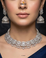Ethereal Gemstone Beads Necklace Set Necklace Sets - Zeesy Jewellery Pakistan | Premium Artificial & Imitation Jewellery