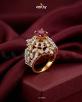 Exquisite Bold Cluster Ring