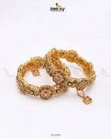 Exquisite Noori Glitz Bangles Champagne - Zeesy Jewellery