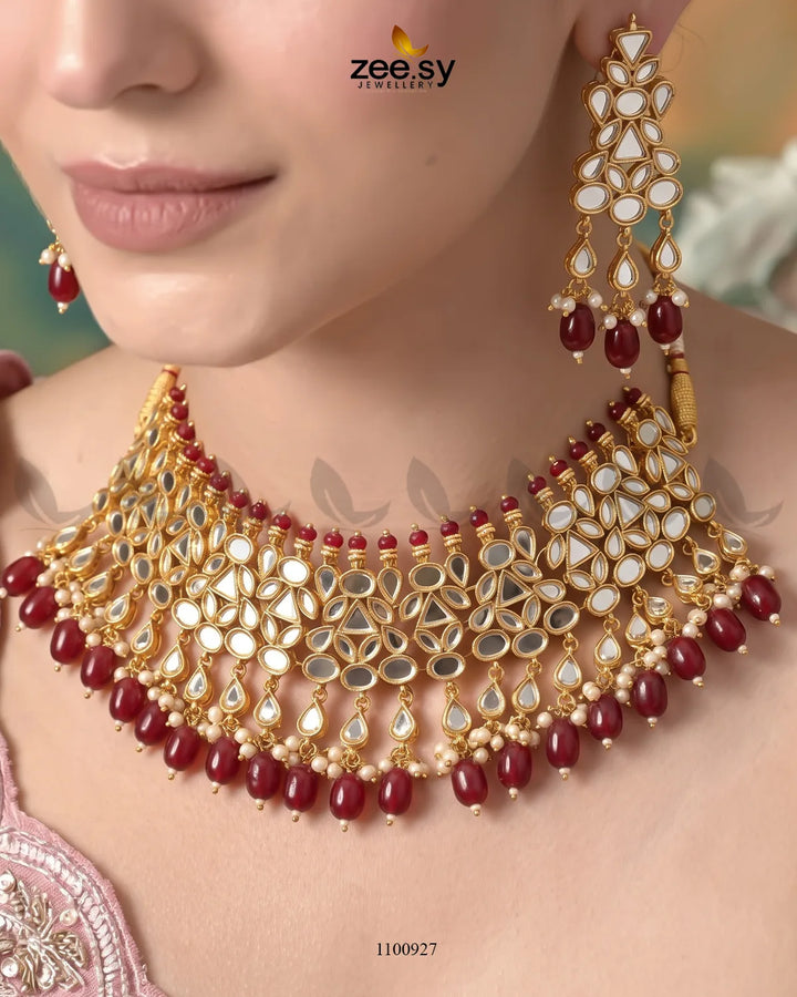 KW06 Farshi Bridal-0114 bridal set with ornate traditional detailing and elegant bridal design